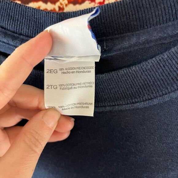 Toby Keith Get My Drink On Country T Shirt Size 2XL Navy Blue Double Sided Graph - Picture 4 of 5